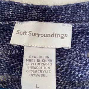Soft Surroundings Open knit Sweater